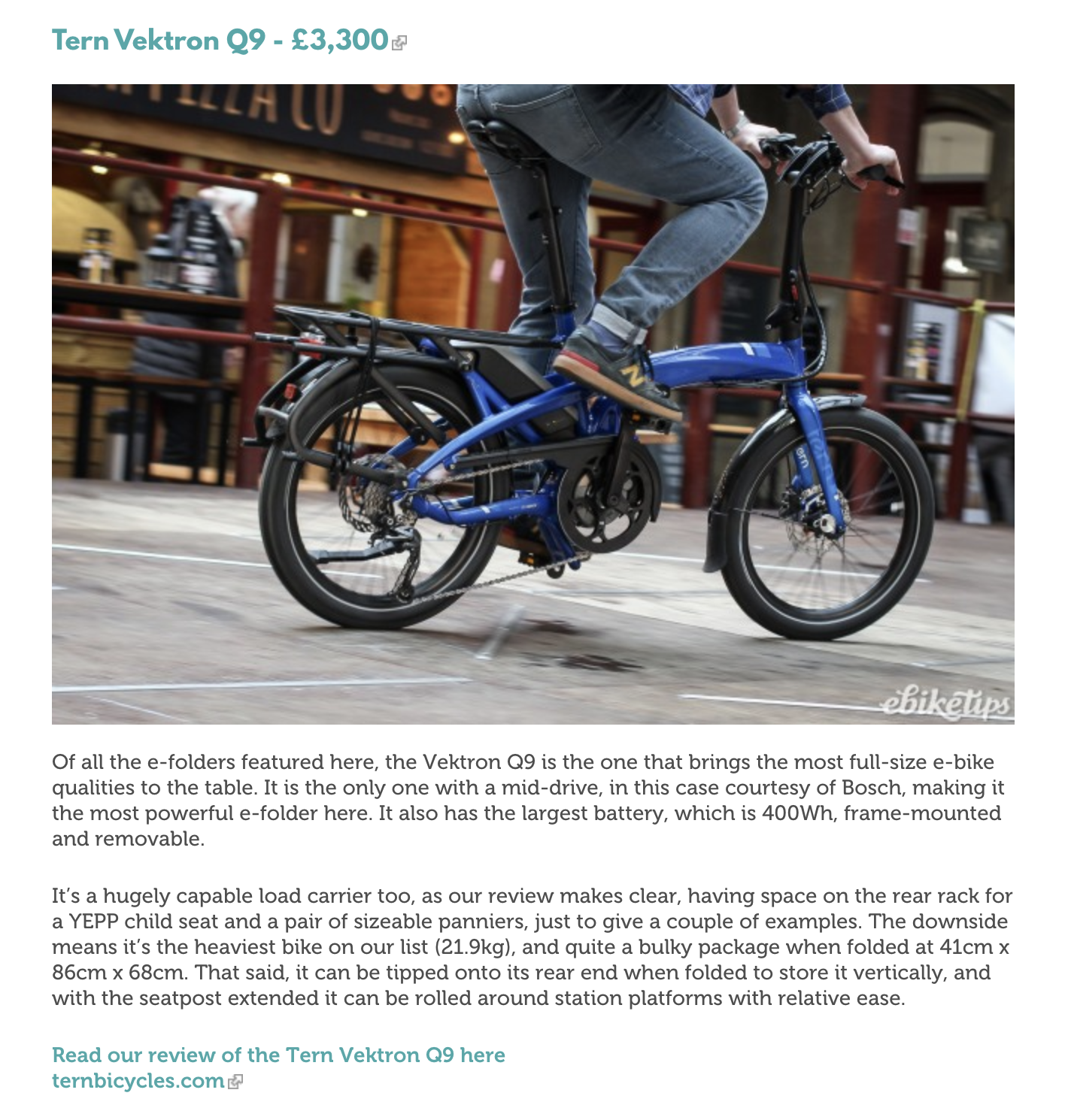 8 of the best folding ebikes 2022 Tern Bicycles